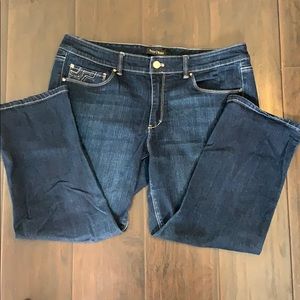 White House Black Market slim cropped jean